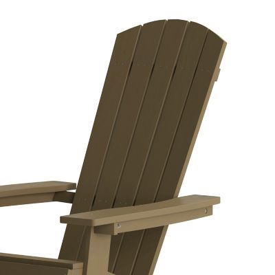 Image showing 8 th Flash Furniture Charlestown All-Weather Poly Resin Indoor/Outdoor Folding Adirondack Chair