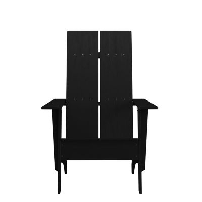 Image showing 5 th Flash Furniture Sawyer Modern All-Weather Poly Resin Wood Adirondack Chair