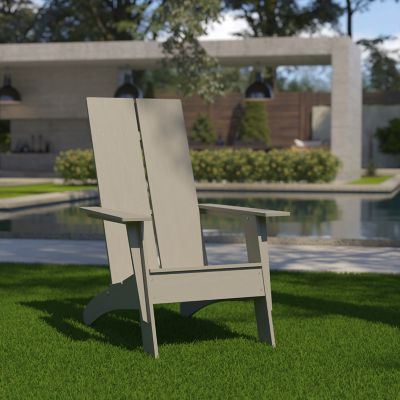 Image showing  Sawyer Modern All-Weather Poly Resin Wood Adirondack Chair