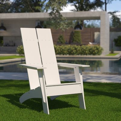 Image showing  Sawyer Modern All-Weather Poly Resin Wood Adirondack Chair