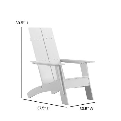 Image showing  Sawyer Modern All-Weather Poly Resin Wood Adirondack Chair
