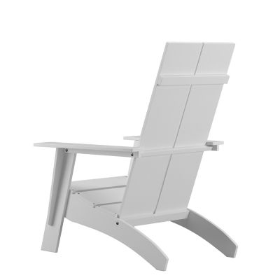 Image showing  Sawyer Modern All-Weather Poly Resin Wood Adirondack Chair
