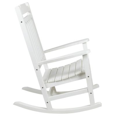 Image showing 5 th Flash Furniture Winston All-Weather Poly Resin Wood Patio Rocking Chair