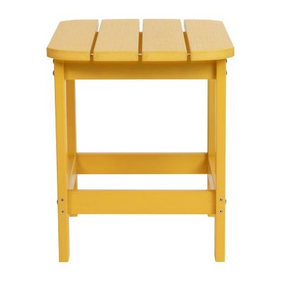 Image showing  Charlestown All-Weather Poly Resin Wood Commercial Grade Adirondack Side Table
