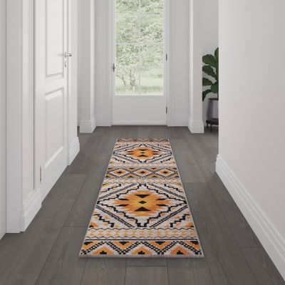 Flash Furniture Payson Collection Southwestern Area Rug - Olefin Rug with Cotton Backing - Entryway, Living Room, Bedroom