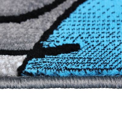 Image showing  Modern Olefin Accent Area Rug, Abstract Pattern