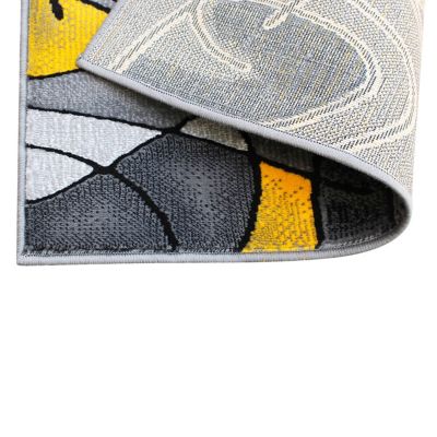 Image showing  Modern Olefin Accent Area Rug - Abstract Pattern