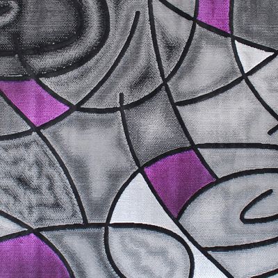 Image showing  Modern Olefin Accent Area Rug, Abstract Pattern