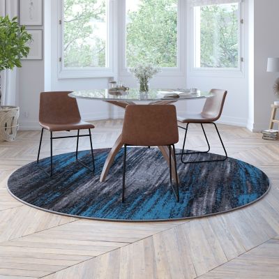 Flash Furniture Rylan Collection Abstract Pattern Area Rug - Olefin Rug ...