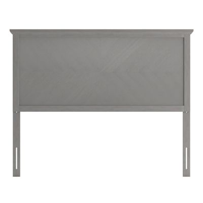 Image showing 8 th Flash Furniture Fiona Herring Bone Wooden Adjustable Headboard for Universal Metal Bed Frames