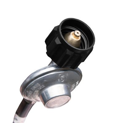 Image showing 8 th Flash Furniture Outdoor Patio Heater, 7.5 ft. Round Steel Patio Heater, 40,000 BTUs, Bronze