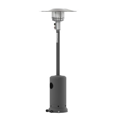 Image showing  Outdoor Patio Heater, 7.5 Feet Round Steel Patio Heater, 40,000 BTUs, Slate Gray