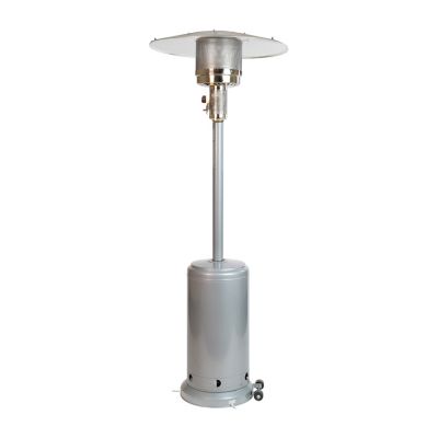 Image showing  Outdoor Patio Heater, 7.5 ft. Round Steel Patio Heater, 40,000 BTUs, Silver