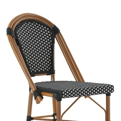 Image showing 7 th Flash Furniture Bordeaux Commercial Grade Stackable Indoor/Outdoor French Bistro 30 in. High Bar Height Stool