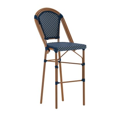 Image showing  Bordeaux Commercial Grade Stackable Indoor/Outdoor French Bistro 30 in. High Bar Height Stool