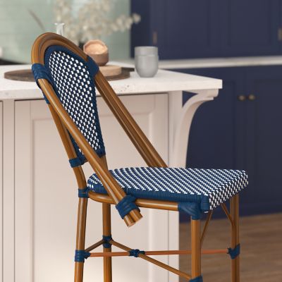 Image showing 5 th Flash Furniture Bordeaux Commercial Grade Stackable Indoor/Outdoor French Bistro 30 in. High Bar Height Stool