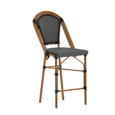Image showing 1 th Flash Furniture Bordeaux Commercial Grade Stackable Indoor/Outdoor French Bistro 26 in. High Counter Height Stool