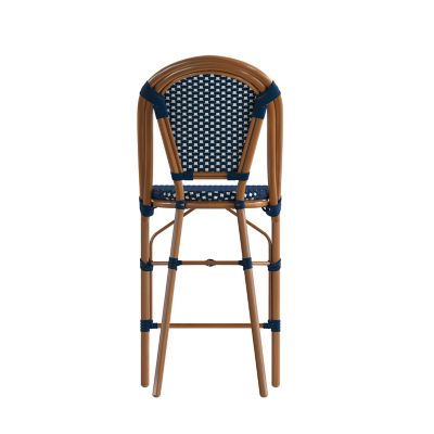 Image showing 6 th Flash Furniture Bordeaux Commercial Grade Stackable Indoor/Outdoor French Bistro 26 in. High Counter Height Stool