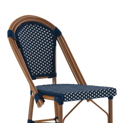 Image showing 7 th Flash Furniture Bordeaux Commercial Grade Stackable Indoor/Outdoor French Bistro 26 in. High Counter Height Stool