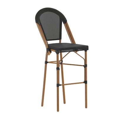 Flash Furniture Marseille Stackable Indoor/Outdoor French Bistro 30 in. High Barstool, Commercial Grade