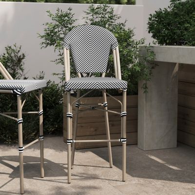Image showing  Marseille Stackable Indoor/Outdoor French Bistro 30 in. High Barstool, Commercial Grade