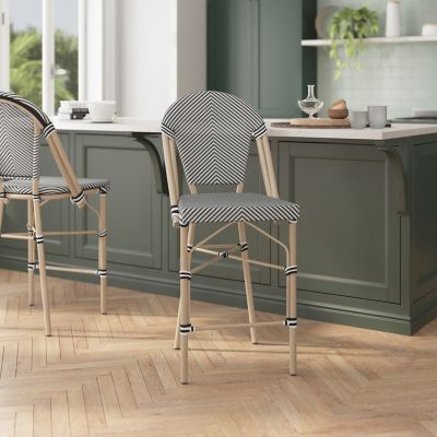 Image showing  Marseille Stackable Indoor/Outdoor French Bistro 26 in. High Counter Height Stool, Commercial Grade