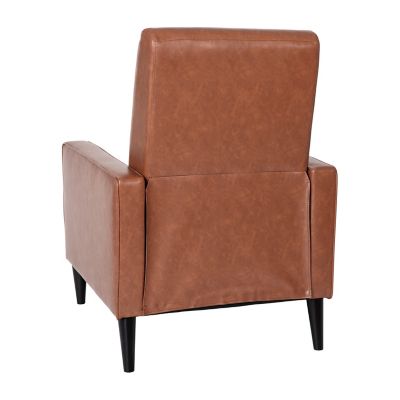 Image showing  Ezra Mid-Century Modern Upholstered Button Tufted Pushback Recliner for Residential & Commercial Use