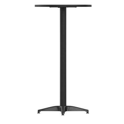 Image showing 6 th Flash Furniture Mellie 23.5 in. Round Aluminum Indoor-Outdoor Bar Height Table