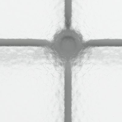 Image showing 8 th Flash Furniture Bellamy 23.75 in. Round Tempered Glass Metal Table