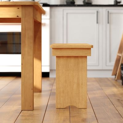 Image showing  HERCULES Series 40 in. x 12 in. Solid Pine Folding Farm Bench