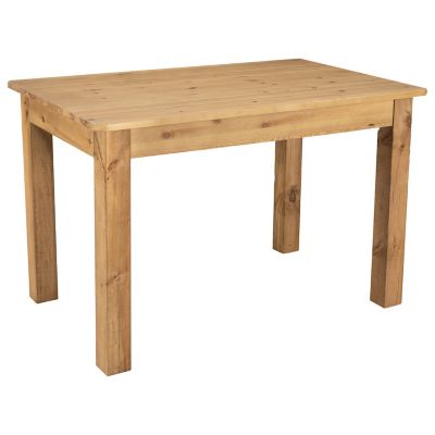 Image showing  46 in. x 30 in. Rectangular Solid Pine Farm Dining Table