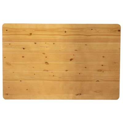 Flash Furniture 46 in. x 30 in. Rectangular Solid Pine Farm Dining Table