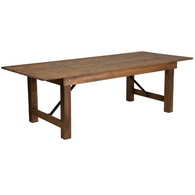 Image showing  HERCULES Series 8 ft. x 40 in. Solid Pine Folding Farm Table