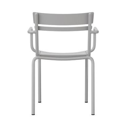 Image showing 5 th Flash Furniture Nash Commercial Grade Steel Indoor-Outdoor Stackable Chair with 2 Slats and Arms