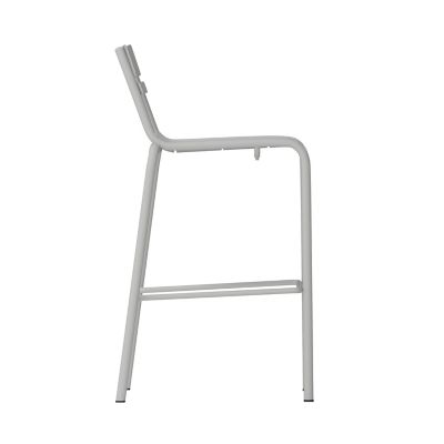Flash Furniture Nash Commercial Grade Metal Indoor-Outdoor Bar Height ...