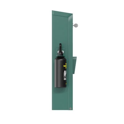 Image showing 7 th Flash Furniture Mountable Locking Pull Out Pet Waste Bag Dispenser with Hand Sanitizer Bottle