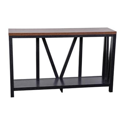 Image showing  Charlotte Modern 2-Tier Farmhouse Entryway Living Room Console Accent Table