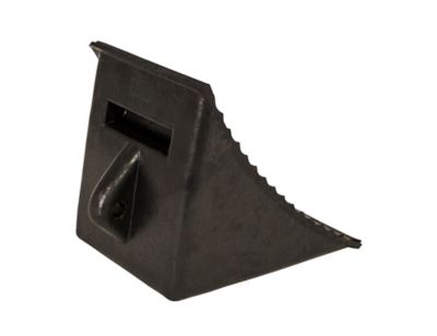 Image showing  7 in. x 10 in. x 8 in. Heavy-Duty Rubber Wheel Chock with Molded-In Handle/Chain Eye