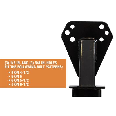 Image showing 5 th Buyers Products Stake Pocket Spare Tire Carrier