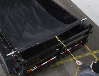 Image showing 5 th Buyers Products Powder-Coat Rear Anti-Sail Tarp Tension Bow Kit with Rollers