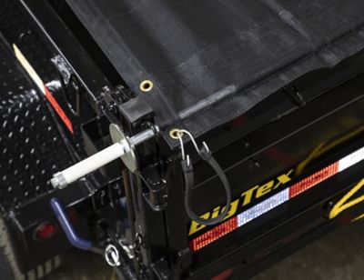 Image showing 6 th Buyers Products Powder-Coat Rear Anti-Sail Tarp Tension Bow Kit with Rollers