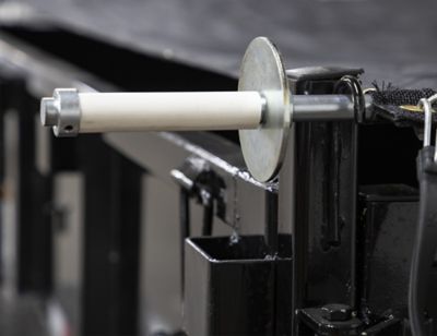 Image showing 7 th Buyers Products Powder-Coat Rear Anti-Sail Tarp Tension Bow Kit with Rollers