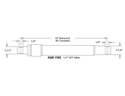 Image showing  SAM Power Angling Cylinder, Replaces Meyer #05437