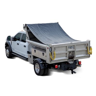 Buyers Products 7.5 ft. x 18 ft. Aluminum Tarp System with Mesh Tarp