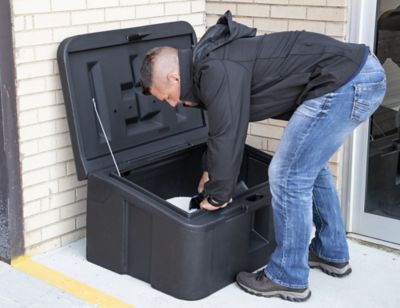 Image showing 7 th Romotech 5.8 cu. ft. Poly Storage Bin