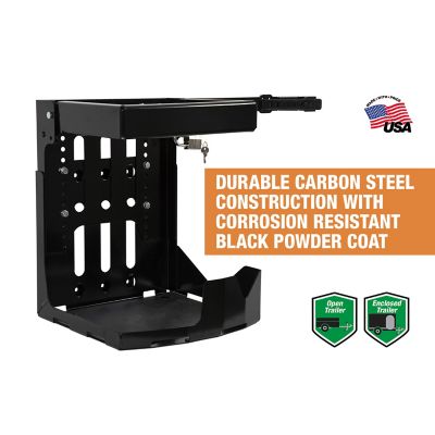 Image showing  Universal Steel Backpack Blower Rack for Open and Enclosed Landscape Trailers