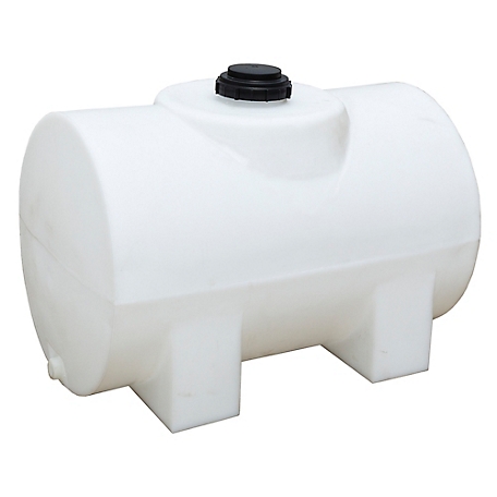Buyers Products 55 Gallon Poly Storage Tank with Legs for Water, Farming, and Camping