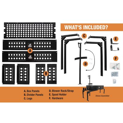 Image showing  Multi-Purpose Storage Basket for Landscape Trailers