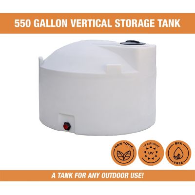 Image showing  550 gal. Vertical Water Tank, Natural