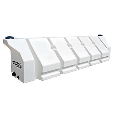 Buyers Products 400 gal. Hopper Mounted Poly Tank for Pre-Wet, Agricultural Chemicals, Non-Flammable Liquids